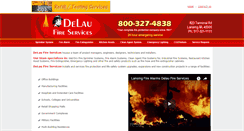 Desktop Screenshot of delaufire.com